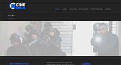 Desktop Screenshot of cineregie.com